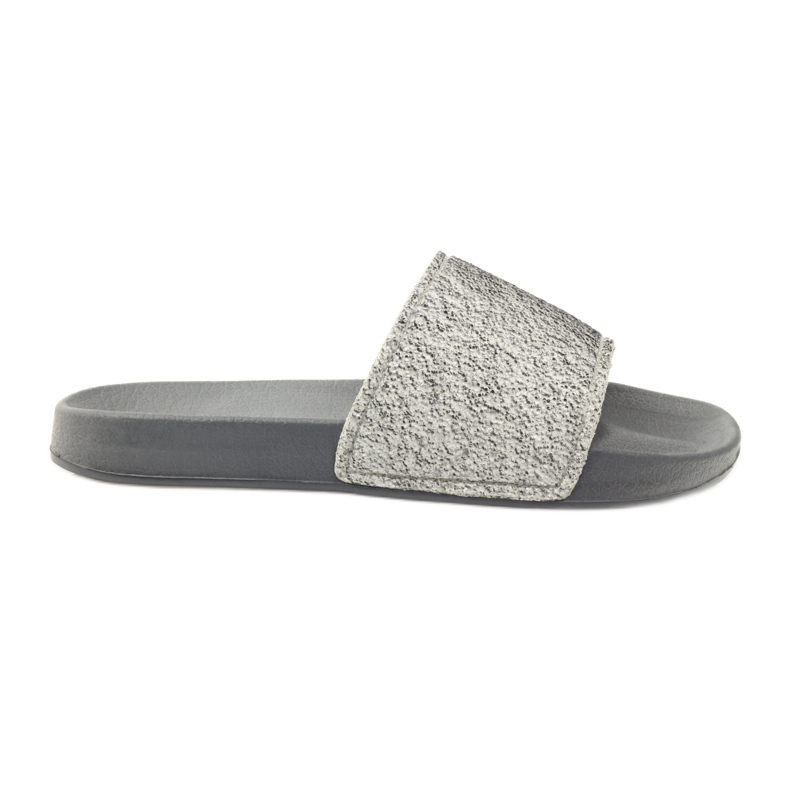 Profiled slippers Big Star glitter grey