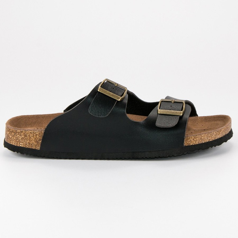 American Club Comfortable men's American slippers black