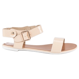 Beige flat sandals vices Beige flat sandals vices
