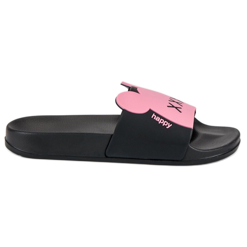Fashionable vices slippers pink