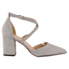 Seastar Elegant suede sandals grey