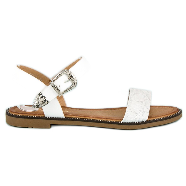 Nio Nio Comfortable flat sandals white