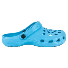 Blue Garden Slippers