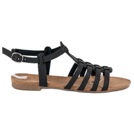 Comfortable summer sandals black
