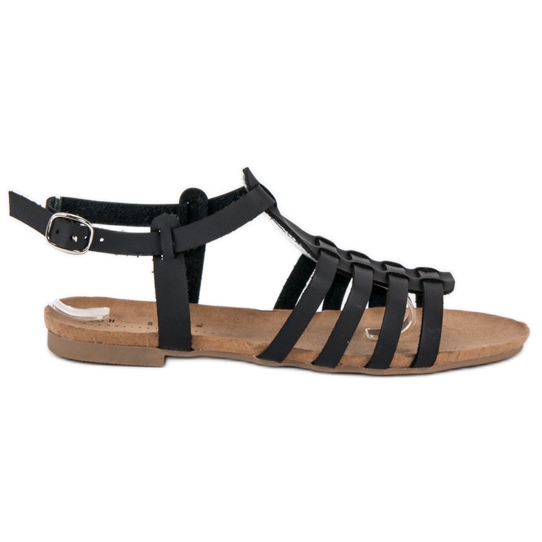 Comfortable summer sandals black