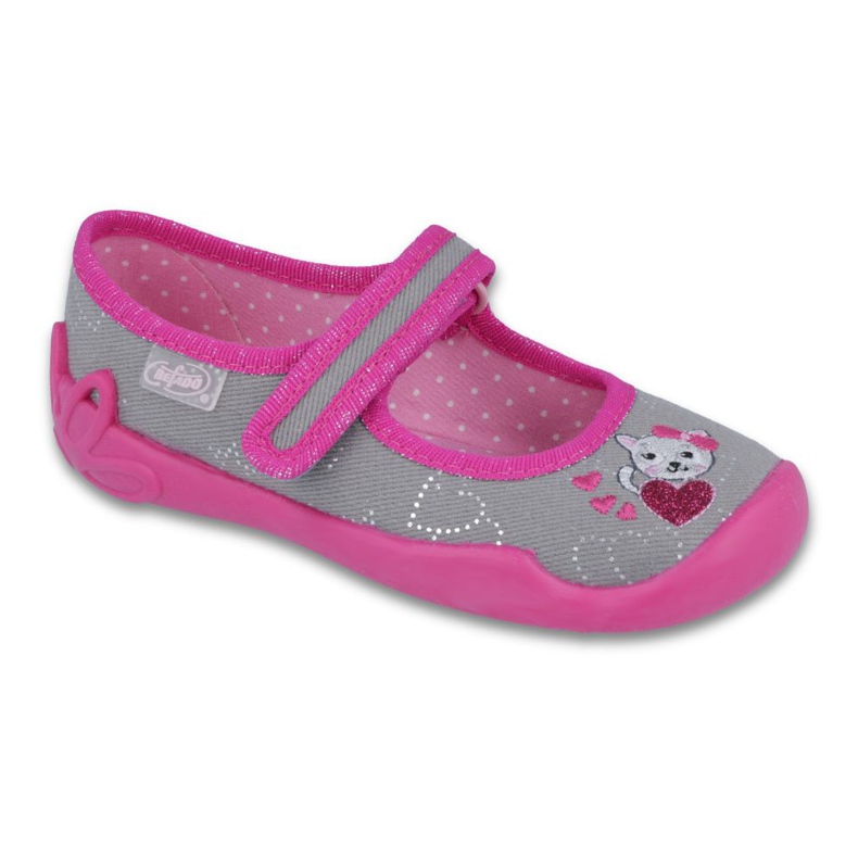 Befado children's shoes 114X295 grey pink
