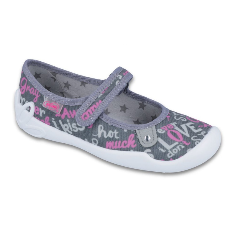 Befado children's shoes 114Y312 grey pink