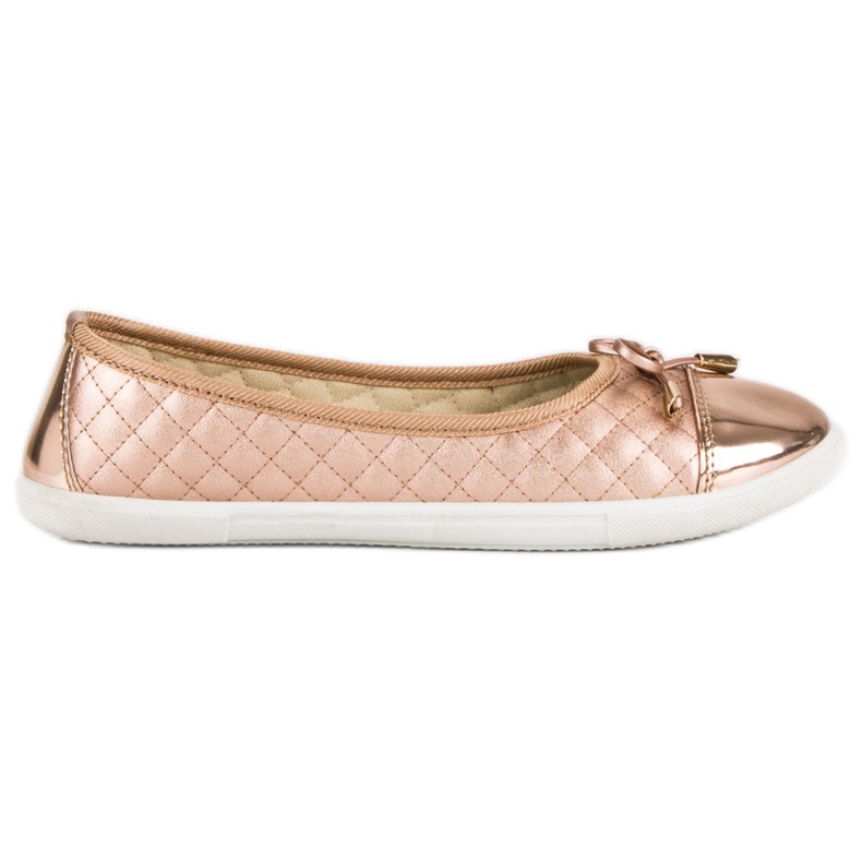 Quilted ballerinas pink