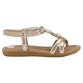 Super Mode Stylish women's sandals yellow Super Mode Stylish women's sandals yellow
