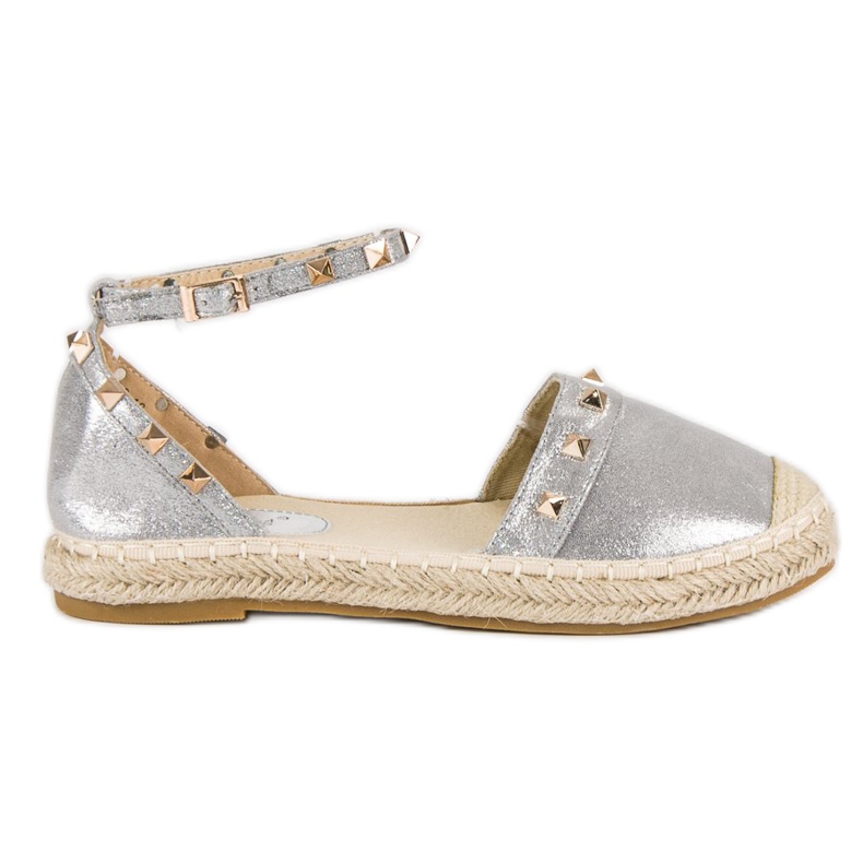 Fama Silver espadrilles sandals grey