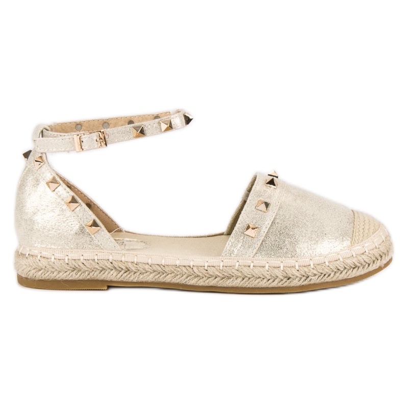Fama Gold espadrilles sandals golden