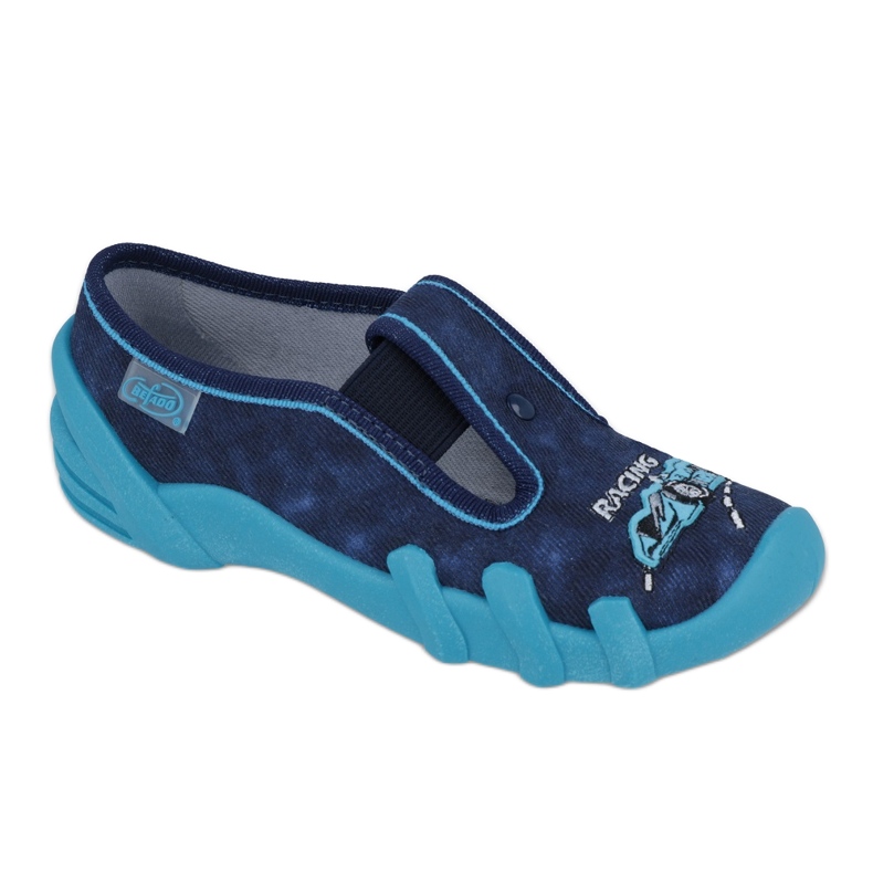 Befado children's slippers 290x173 navy blue