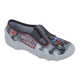 Befado children's shoes 290X166 grey red Befado children's shoes 290X166 grey red