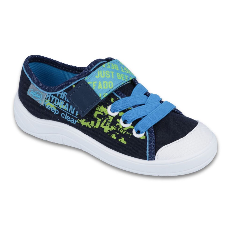 Befado children's shoes 251X099 blue green navy blue