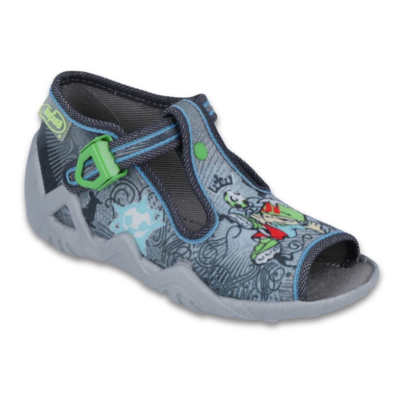 Befado children's shoes 217P097 blue grey green red