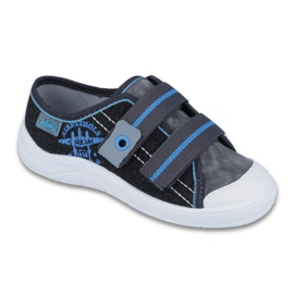 Befado children's shoes 672Y060 black blue grey Befado children's shoes 672Y060 black blue grey
