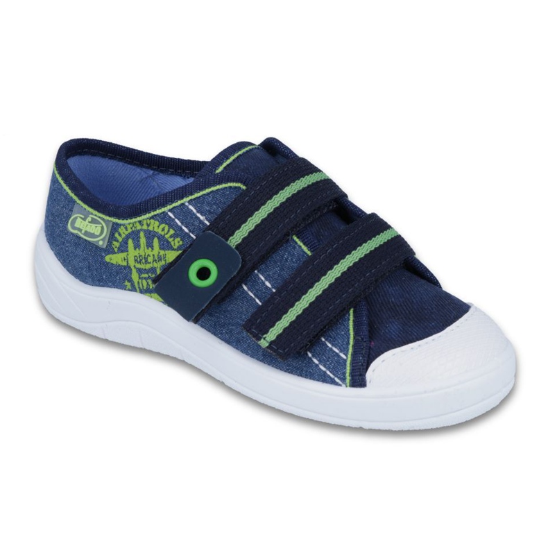 Befado children's shoes 672Y061 blue green navy blue