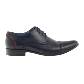 Veni vici Formal leather shoes, men's navy blue 149 Veni vici Formal leather shoes, men's navy blue 149