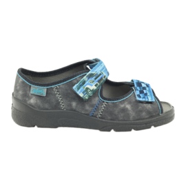 Befado 969y117 gray sandals blue grey