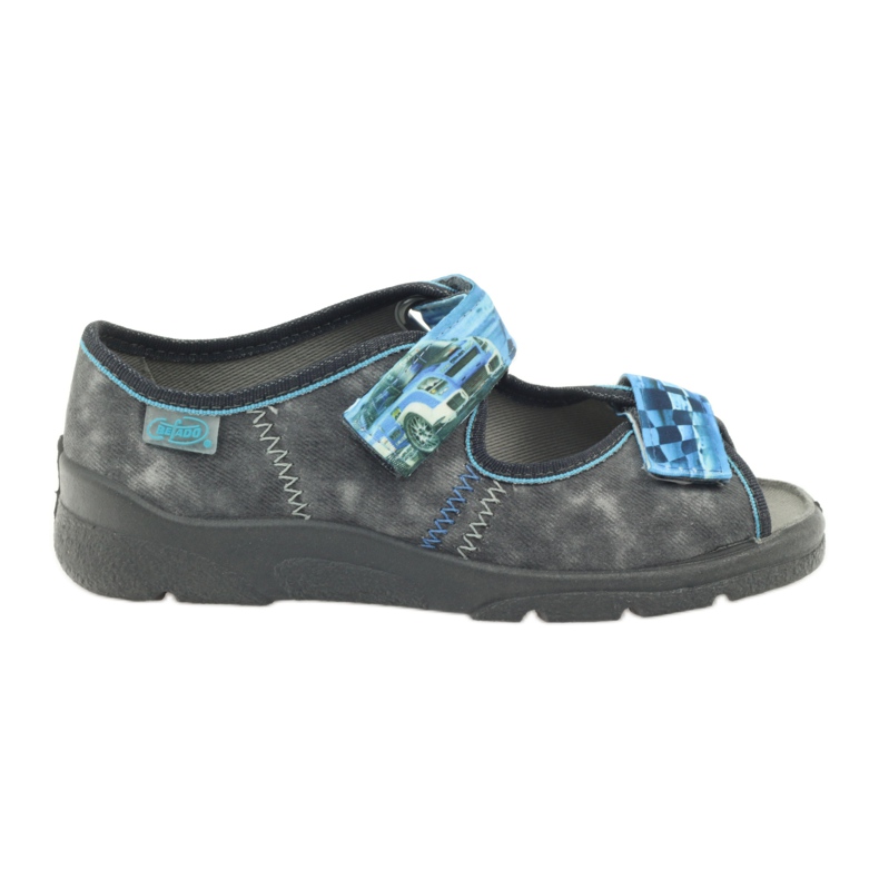 Befado 969y117 gray sandals blue grey Befado 969y117 gray sandals blue grey