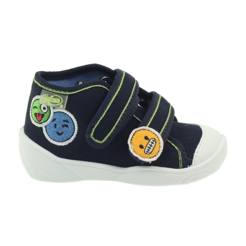 Befado 212p054 navy blue sneakers slippers green