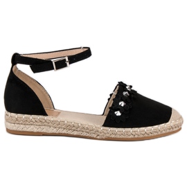 Black espadrilles
