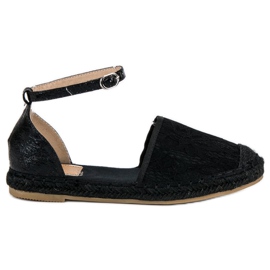 Nio Nio Lace espadrilles black Nio Nio Lace espadrilles black