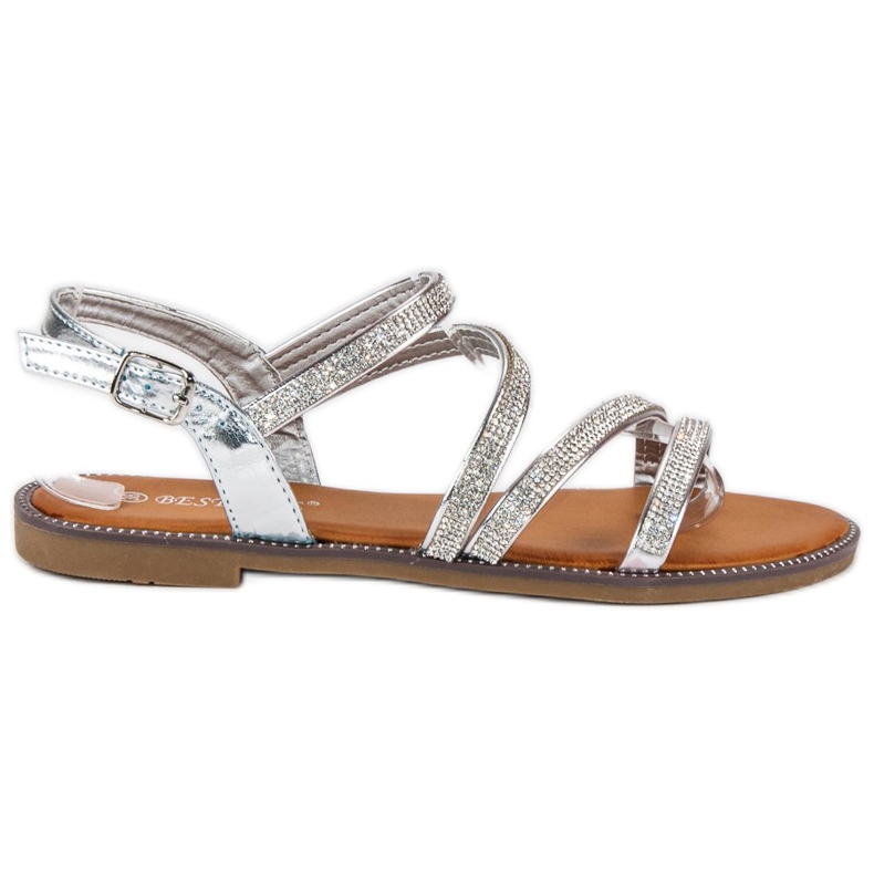 Bestelle Silver female sandals grey Bestelle Silver female sandals grey