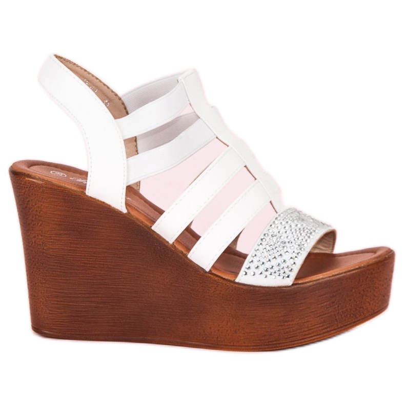 Renda Light wedge sandals white
