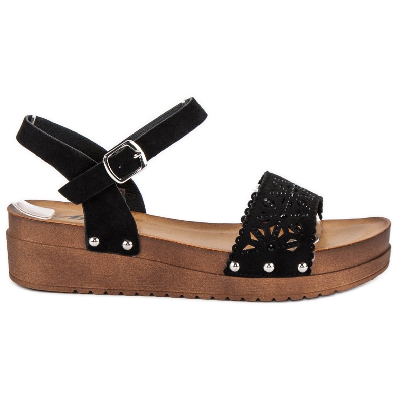 Fashionable black sandals Fashionable black sandals