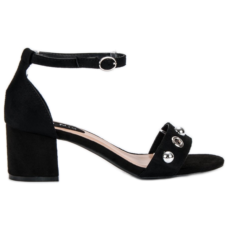 Nio Nio Black sandals on the post