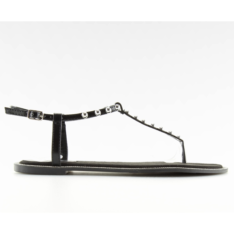 Black Sandals flip-flops 17716 negro