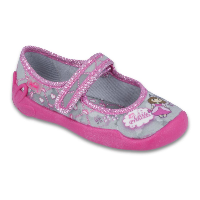 Befado children's shoes 114X305 grey pink