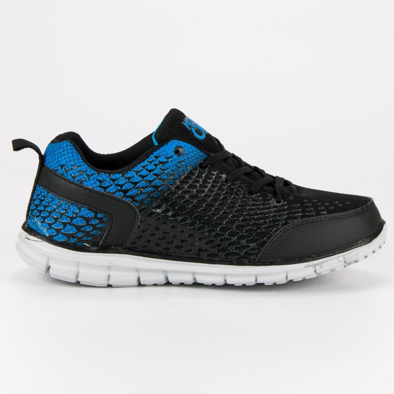 Textile sports footwear black