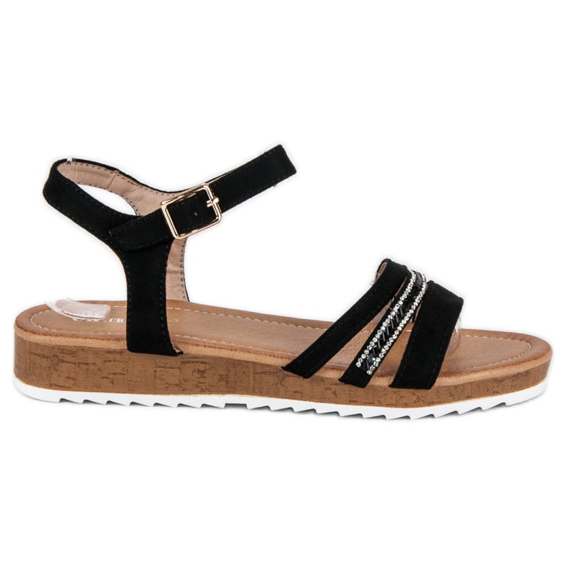 Ch. Creation Ladies' black sandals