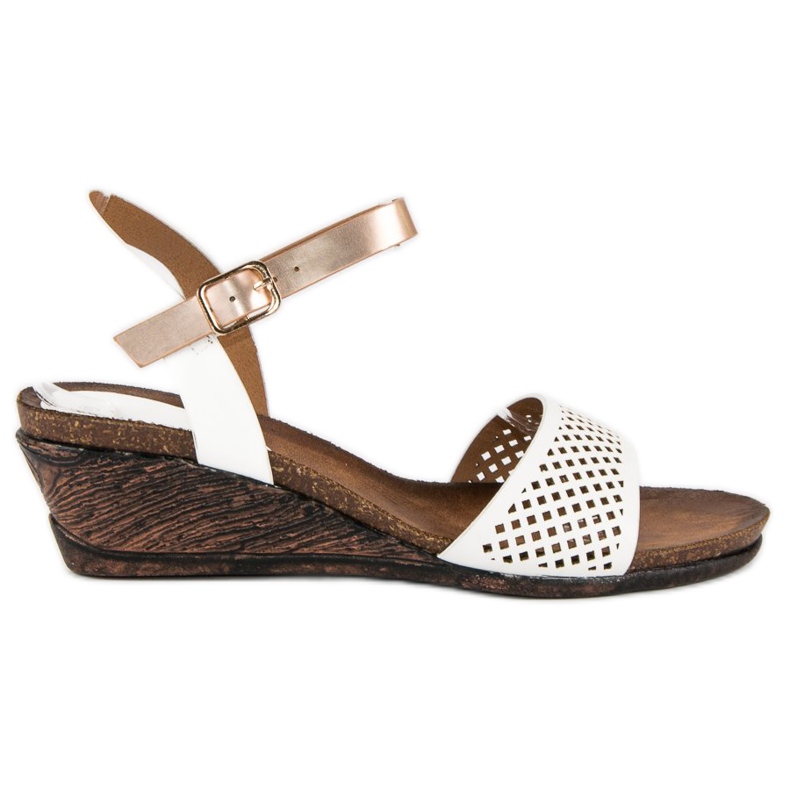 Vinceza wedge sandals white Vinceza wedge sandals white