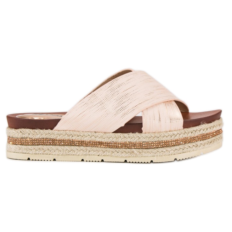 Espadrilles powder slippers pink