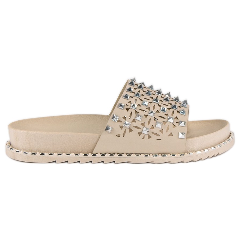 Rock beige slippers