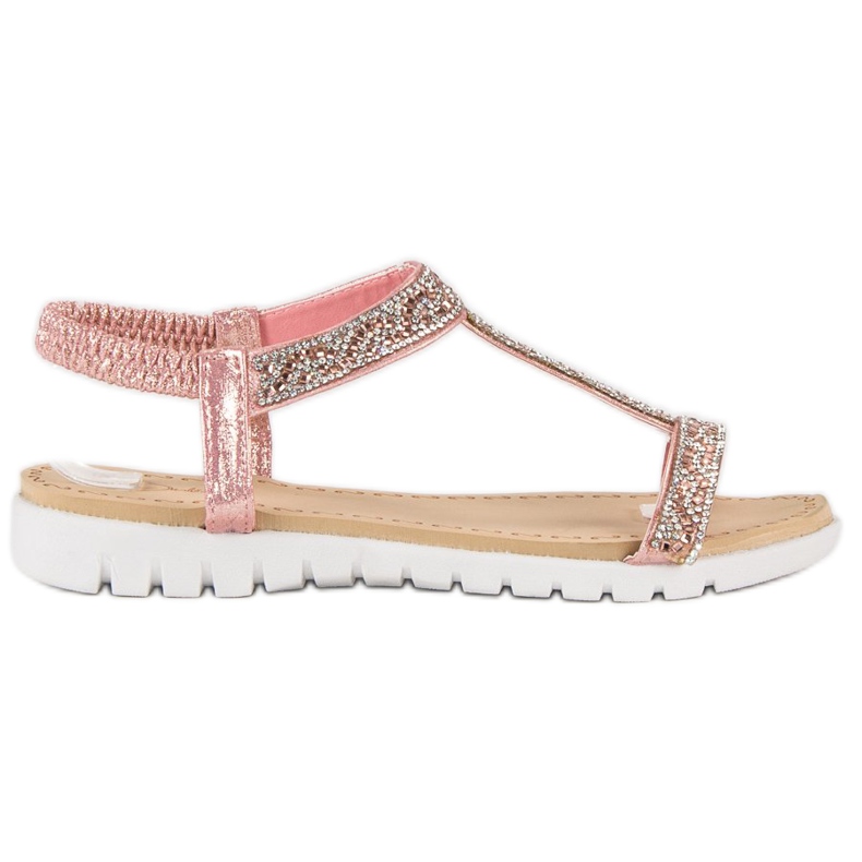 Juliet Comfortable elastic sandals pink