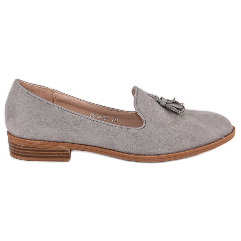 SDS Fashionable suede lords grey