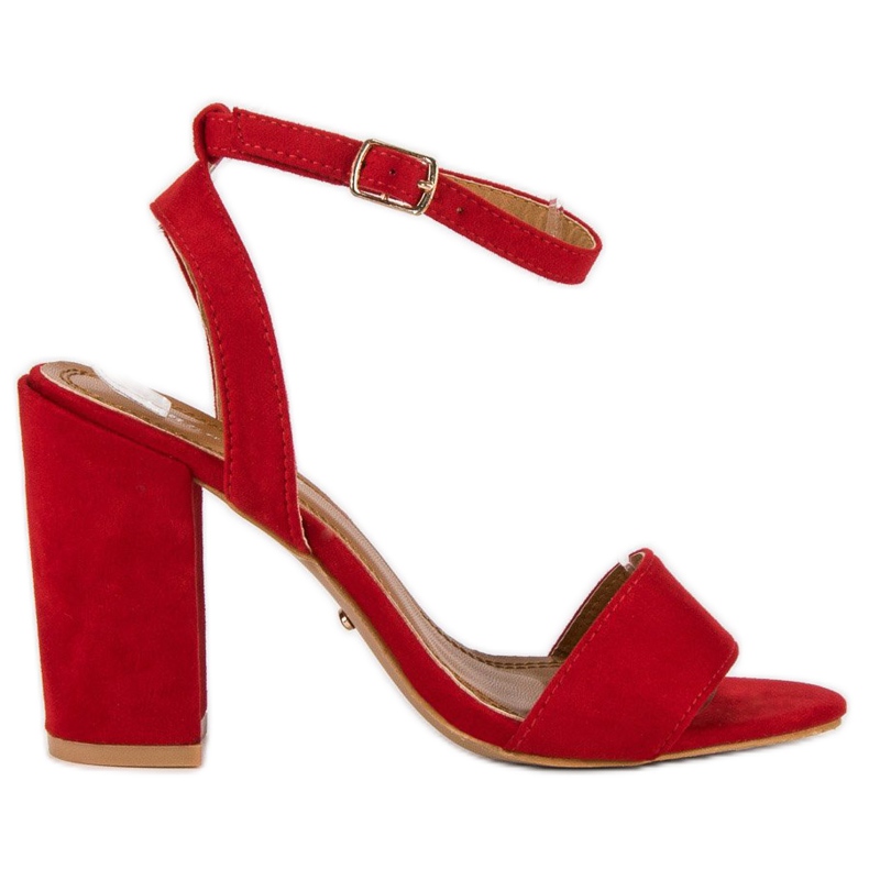 Tina&Co Stylish sandals on a post red
