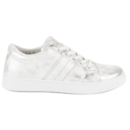 Sport Silver Knotted Sneakers grey