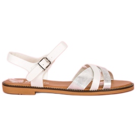 Nio Nio Classic white sandals grey
