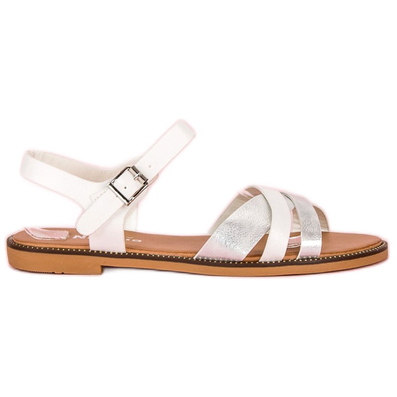 Nio Nio Classic white sandals grey Nio Nio Classic white sandals grey