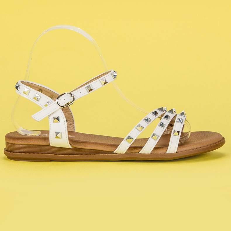 Renda Rock White Sandals