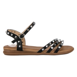 Renda Rock black sandals Renda Rock black sandals