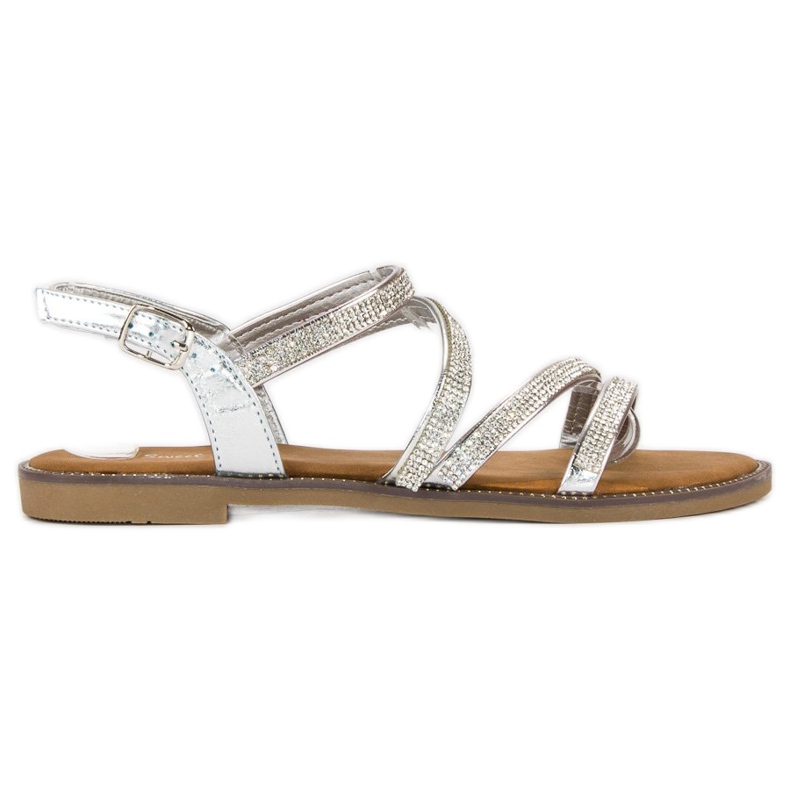 Sweet Shoes Women's silver sandals grey Sweet Shoes Women's silver sandals grey