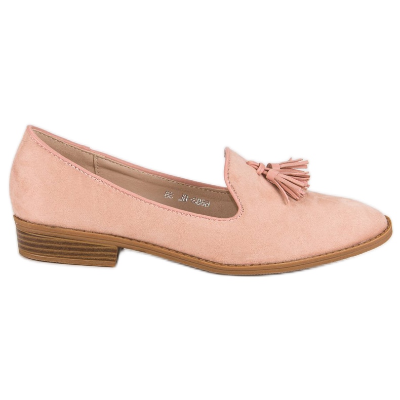SDS Fashionable suede lords pink