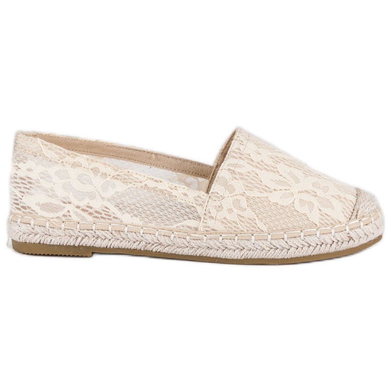Seastar Beige Lace Espadrilles