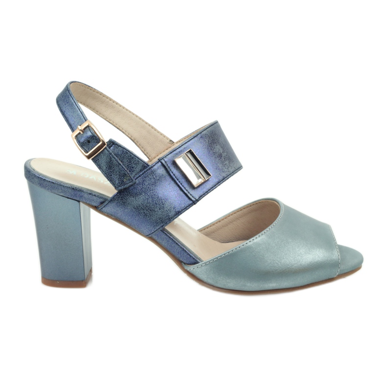 M.Daszyński Daszyński leather insole sandals blue